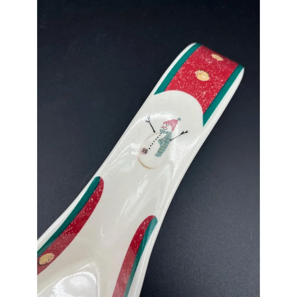 Royal Seasons Snowman Spoon Rest Christmas Spoon Rest